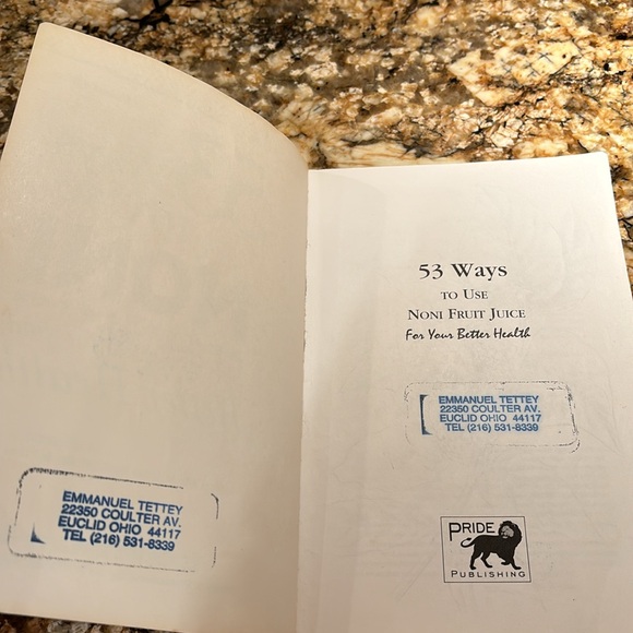 BOOK 53 Ways To Use NONI Fruit Juice for Your Better Health Isabel Navarre-Brown - Picture 5 of 13